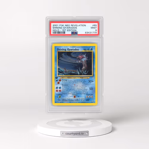 2001 Pokémon Neo Revelation #65 Shining Gyarados - 1st Edition Holo Holo (PSA 9 MINT)