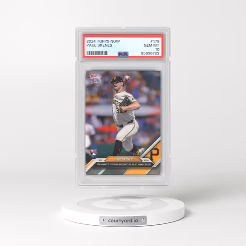 2024 Topps Now #179 Paul Skenes (PSA 10 GEM MINT)