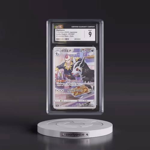 2022 Battle Region #072/067 Mightyena - Character Rare (CGC 9 MINT)