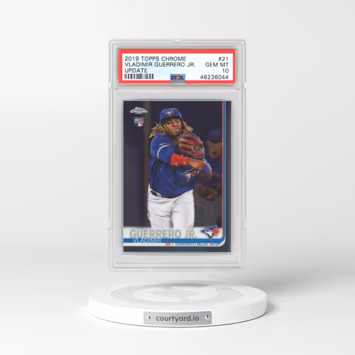 2019 Topps Chrome Update #21 Vladimir Guerrero Jr. (PSA 10 GEM MINT)
