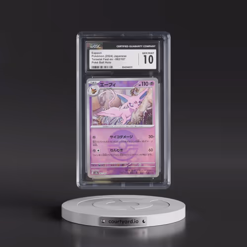 2024 Pokémon Sv8a-Terastal Fest EX #062 Espeon - Reverse Holo (CGC 10 GEM MINT)