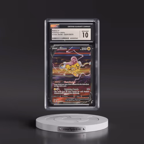 2023 Crown Zenith #GG41/GG70 Raikou V - Galarian Gallery Holo (CGC 10 GEM MINT)