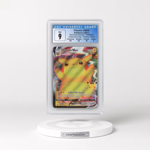 2017 Black Star Promos - Sword & Shield #SWSH062 Pikachu VMAX - Holo Celebrations Figure Collection - Pikachu VMAX (CGC 9 MINT)