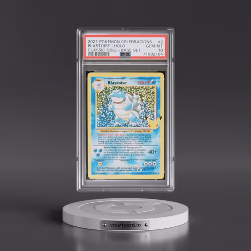 2021 Pokémon Celebrations Classic Collection #2 Blastoise - Holo (PSA 10 GEM MINT)
