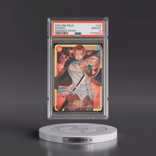 2022 One Piece Romance Dawn #120 Shanks (PSA 10 GEM MINT)