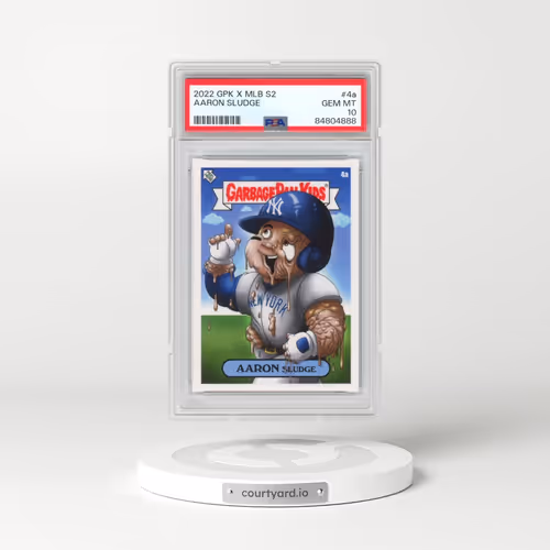 2022 Topps Garbage Pail Kids Gpk X MLB Series 2 Alex Pardee #4a Aaron Sludge (PSA 10 GEM MINT)
