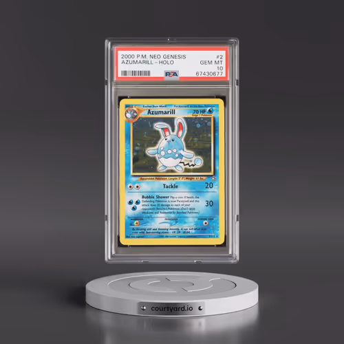 2000 Pokémon Neo Genesis #2 Azumarill - Holo (PSA 10 GEM MINT)
