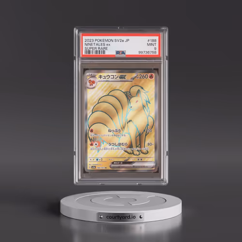 2023 Pokémon Sv2a-Pokemon 151 #188 Ninetales EX - Holo Super Rare (PSA 9 MINT)