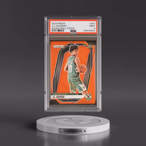 2024 Panini Prizm #251 AJ Johnson - Basketball Prizm (PSA 9 MINT)