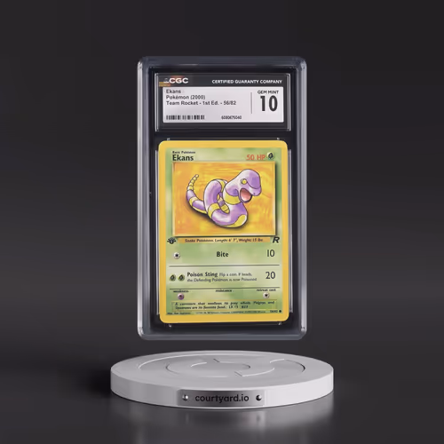 2000 Team Rocket #56/82 Ekans - 1st Edition 1st Edition (CGC 10 GEM MINT)