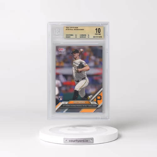 2024 Topps Now #179 Paul Skenes (BGS 10 PRISTINE)