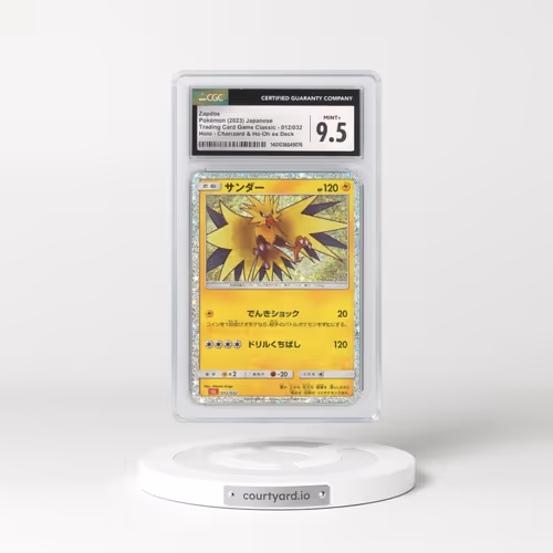 2023 Japanese Trading Card Game Classic #12 Zapdos - Holo (CGC 9.5 MINT+)