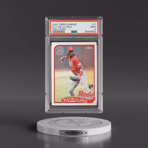2024 Topps Chrome 1989 Topps Baseball #11 Elly de La Cruz (PSA 9 MINT)