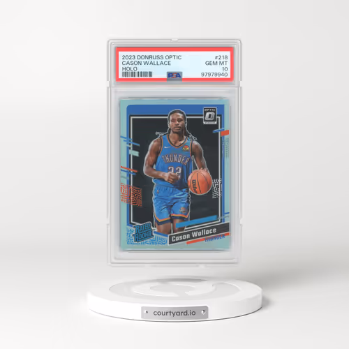 2023 Panini Donruss Optic #218 Cason Wallace - Holo (PSA 10 GEM MINT)