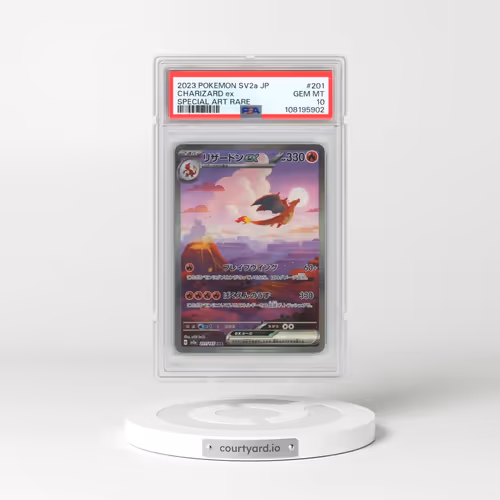 2023 Pokémon Sv2a-Pokemon 151 #201 Charizard EX - Holo Special Art Rare (PSA 10 GEM MINT)
