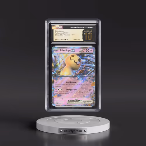 2023 Pokémon Svp EN-SV Black Star Promo #004 Mimikyu EX - Holo Mimikyu EX Sealed Product Promo (CGC