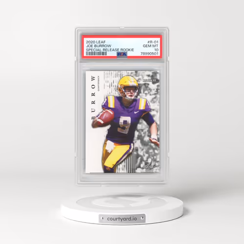 2020 Leaf Special Release Rookie #R-01 Joe Burrow (PSA 10 GEM MINT)