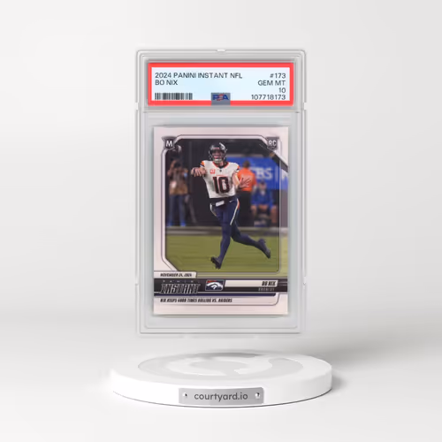 2024 Panini Instant NFL #173 Bo Nix (PSA 10 GEM MINT)