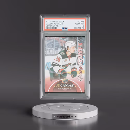 2021-2022 Upper Deck UD Canvas #C108 Calen Addison (PSA 10 GEM MINT)