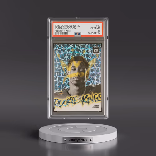 2023 Panini Donruss Optic Rookie Kings #17 Jordan Addison (PSA 10 GEM MINT)