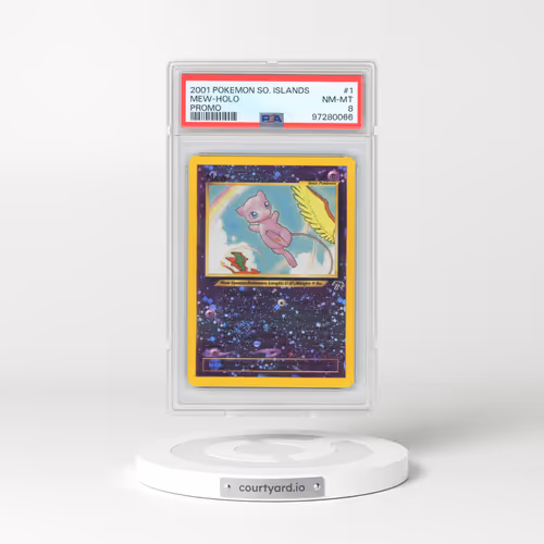 2001 Pokémon Southern Islands Promo #1 Mew - Holo (PSA 8 NM-MT)