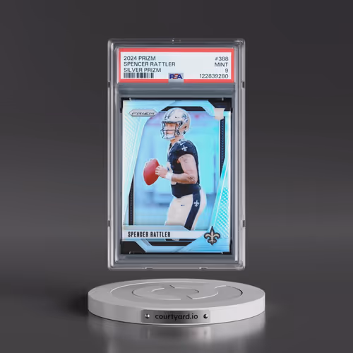 2024 Panini Prizm #388 Spencer Rattler - Silver Prizm (PSA 9 MINT)