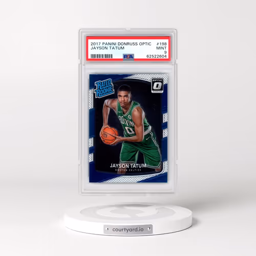 2017 Panini Donruss Optic #198 Jayson Tatum (PSA 9 MINT)