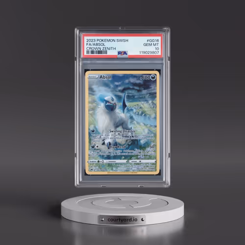 2023 Pokémon Sword and Shield Crown Zenith #GG16 Absol - Full Art (PSA 10 GEM MINT)