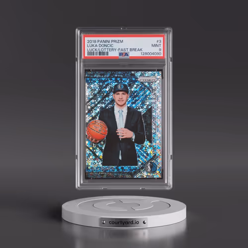 2018 Panini Prizm Luck of the Lottery #3 Luka Doncic - Fast Break (PSA 9 MINT)