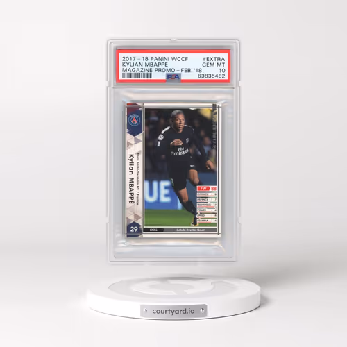 2017-2018 Panini Wccf Magazine Promos #EXTRA Kylian Mbappe - February 2018 (PSA 10 GEM MINT)