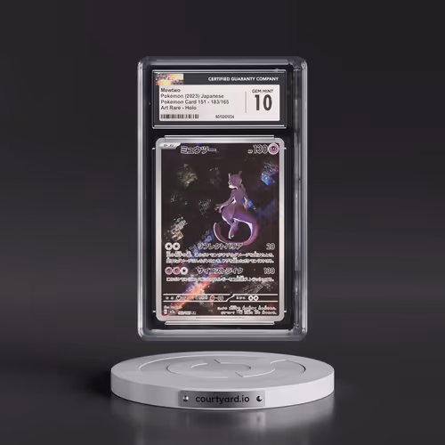 2023 Pokémon Card 151 #183/165 Mewtwo - Art Rare Holo (CGC 10 GEM MINT)