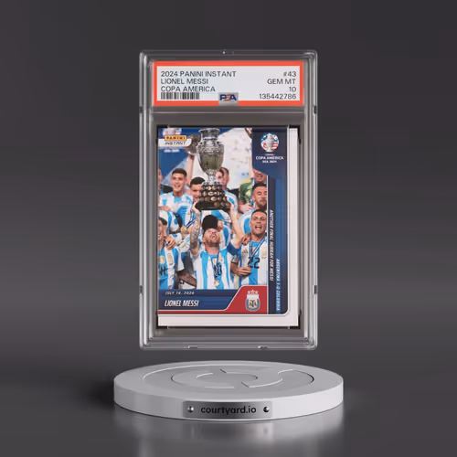 2024 Panini Instant Conmebol Copa America 2024 #43 Lionel Messi (PSA 10 GEM MINT)