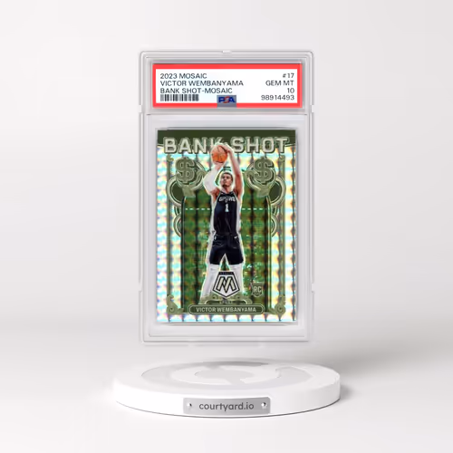 2023 Panini Mosaic Bank Shot #17 Victor Wembanyama - Mosaic (PSA 10 GEM MINT)