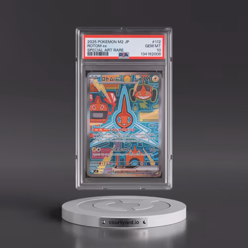 2025 Pokémon M2-Inferno X #112 Rotom EX - Holo Special Art Rare (PSA 10 GEM MINT)