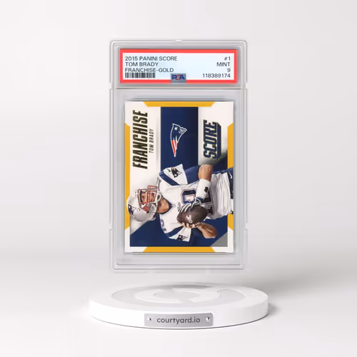 2015 Panini Score Franchise #1 Tom Brady - Gold (PSA 9 MINT)