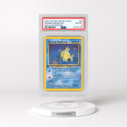 2001 Pokémon Neo Revelation #66 Shining Magikarp - 1st Edition Holo Holo (PSA 8 NM-MT)