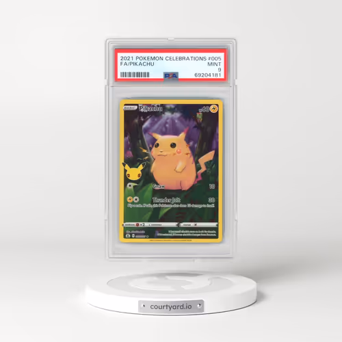 2021 Pokémon Celebrations #005 Pikachu - Full Art (PSA 9 MINT)