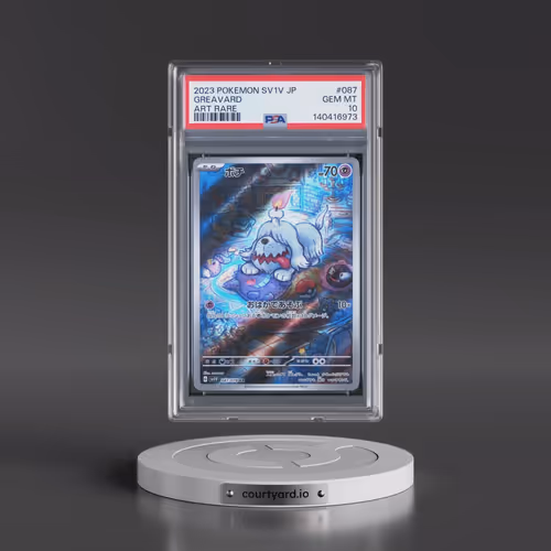 2023 Pokémon Sv1v-Violet EX #087 Greavard - Art Rare (PSA 10 GEM MINT)