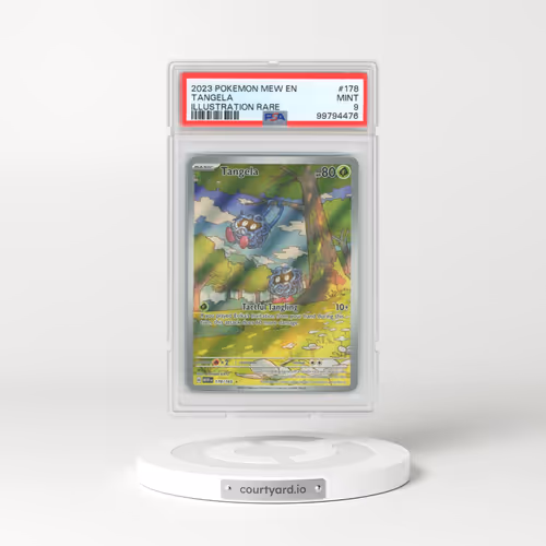 2023 Scarlet & Violet 151 - MEW EN #178 Tangela - Illustration Rare (PSA 9 MINT)