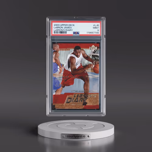 2003 Upper Deck Lebron's Diary #LJ6 LeBron James (PSA 9 MINT)