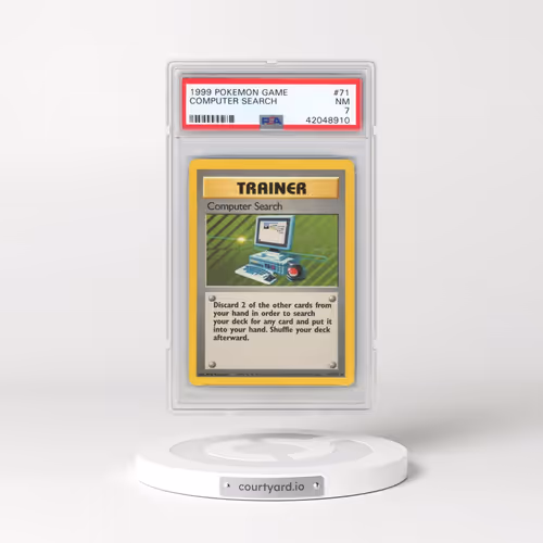 1999 Pokémon Game #71 Computer Search (PSA 7 NM)