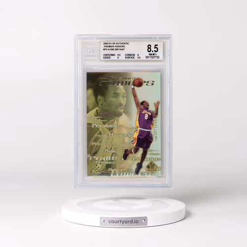 2000 SP Authentic Premier Powers #P3 Kobe Bryant (BGS 8.5 NM-MT+)