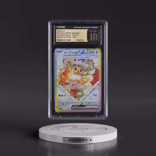 2024 High Class Pack: Terastal Fest ex - sv8a #224/187 Eevee ex - Special Art Rare Holo (CGC 10 PRIS