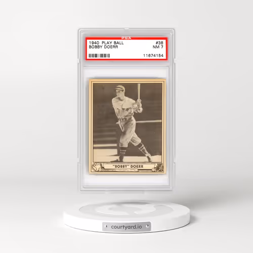 1940 Play Ball #38 Bobby Doerr (PSA 7 NM)