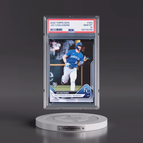 2025 Topps Now #320 Jac Caglianone (PSA 10 GEM MINT)