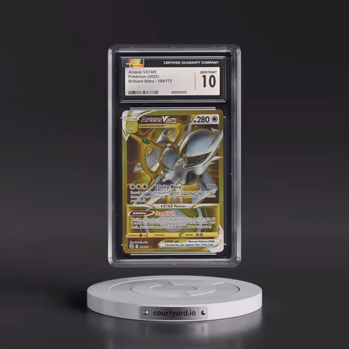 2022 Brilliant Stars #184/172 Arceus VSTAR - Secret Rare Holo (CGC 10 GEM MINT)