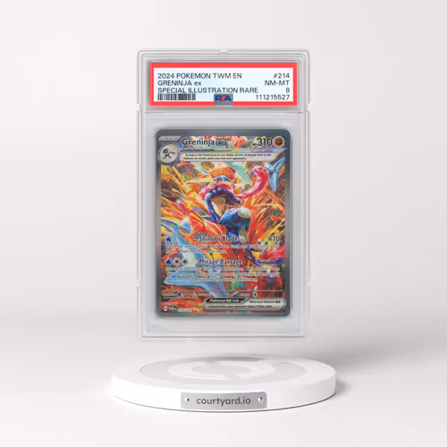 2024 Pokémon Twm EN-Twilight Masquerade #214 Greninja EX - Holo Special Illustration Rare (PSA 8 NM-