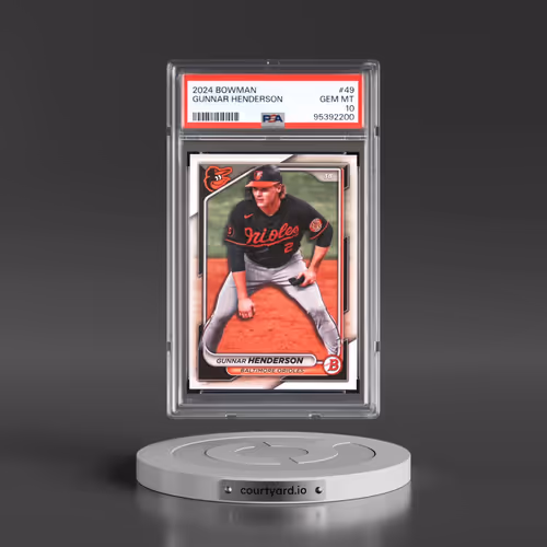 2024 Bowman #49 Gunnar Henderson (PSA 10 GEM MINT)