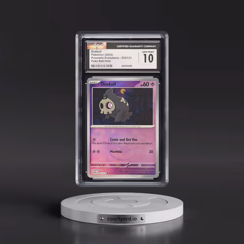 2024 Prismatic Evolutions - PRE EN #035/131 Duskull - Poké Ball Holo (CGC 10 GEM MINT)