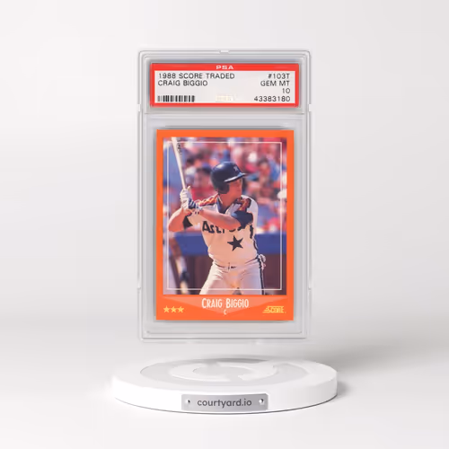1988 Score Traded #103T Craig Biggio (PSA 10 GEM MINT)